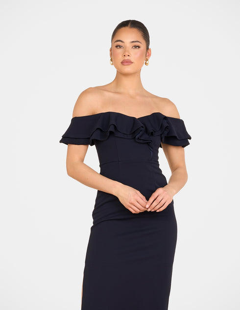 Izabel Double Ruffle Gown